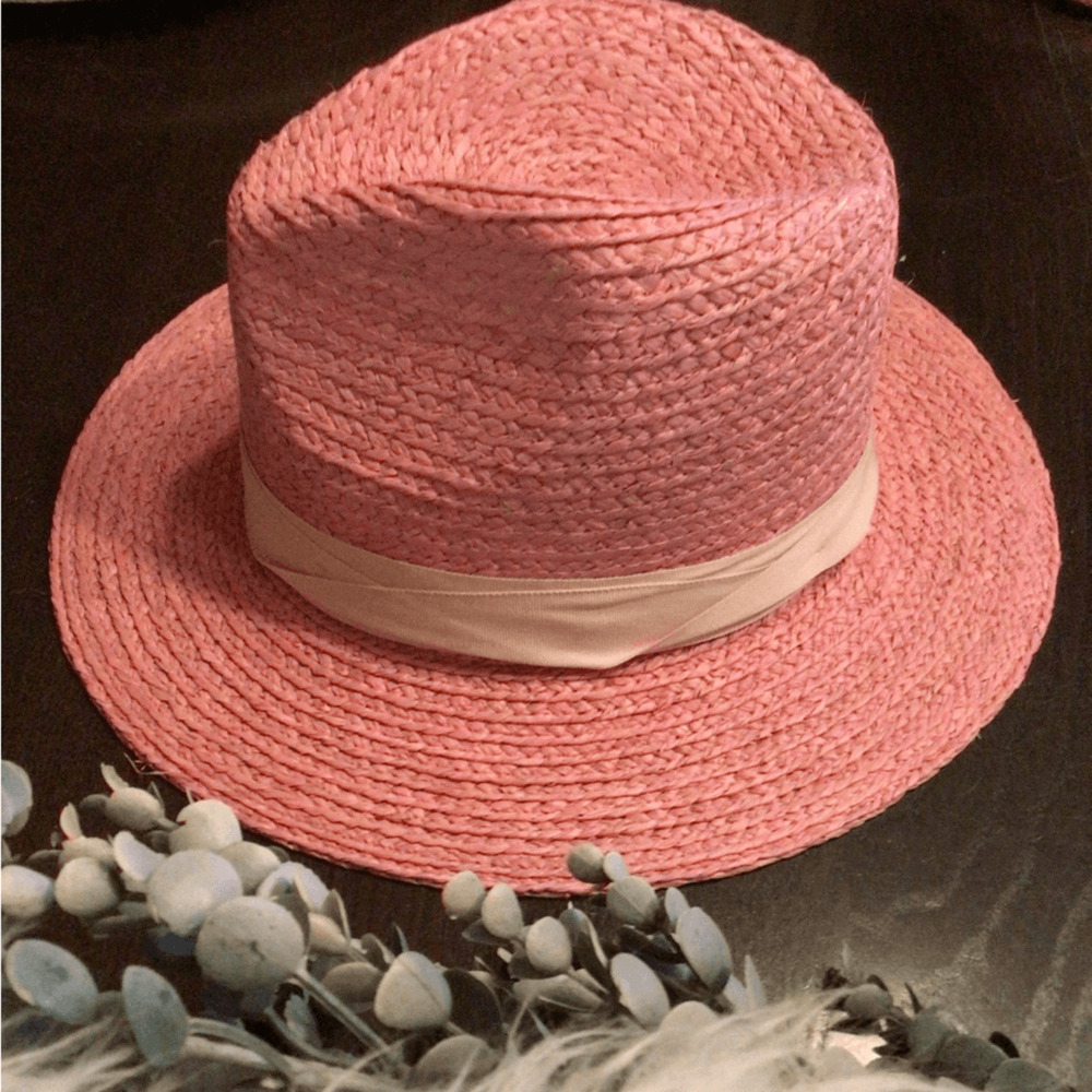 NEW! Rare Wyeth straw Fedora